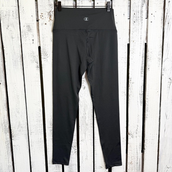 Champion Women’s Athletic Ankle Leggings Size Medium High Rise Gray Yoga Gym Run - Picture 3 of 9